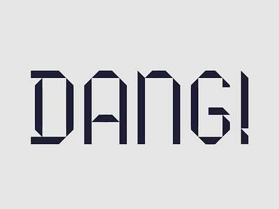 Dang Type 10 angles dang type typography