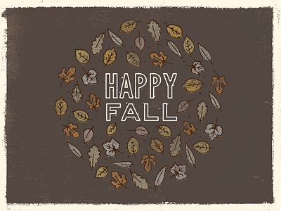 PSL 01 autumn fall illustration leaves psl typography