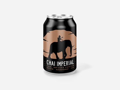 Imperial Chai 01 beer beer can beer can design beer design packagingdesign packing