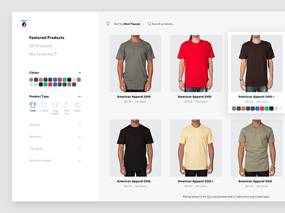 New Products Page desktop ecommerce flat design interface product grid products page ui ui ux ux web web design