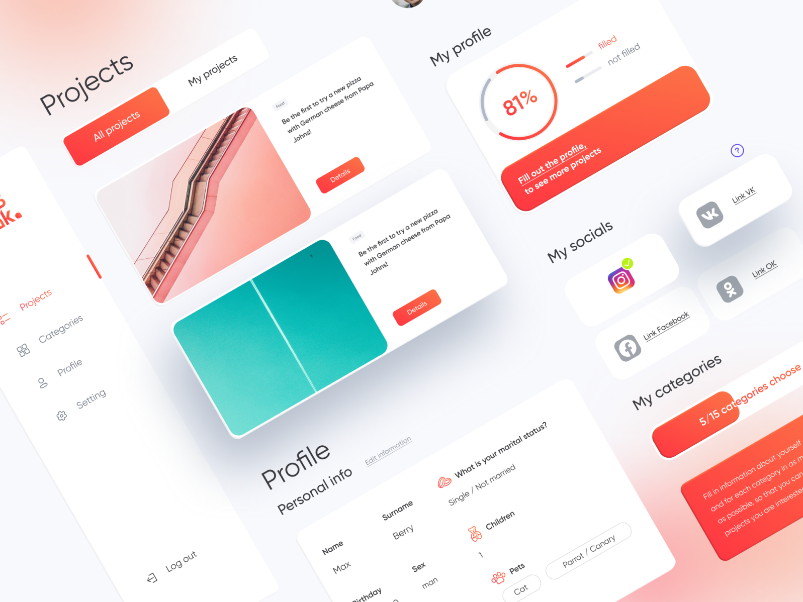 Dashboard by Kovaleva Olya on Dribbble
