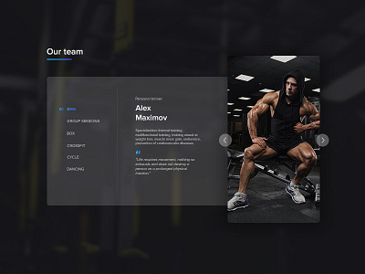 Build your body (part of landing page)