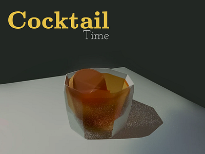 A glass of cocktail