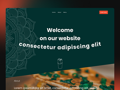 Food restaurant Landing page bar branding design drinks döner fastfood food graphic design greenux india kebab kebap landing mandala restaurant turkish typographie ui ux web