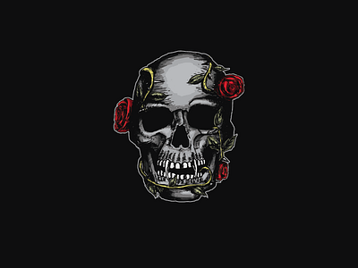 Skull t-shirt design