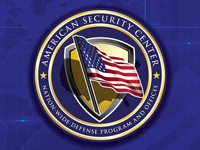 American Flag america american flag american nation defense flag illustration logo nation office program security security logo usa vector
