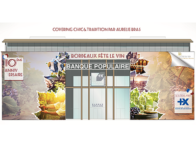 COVERING BORDEAUX FETE LE VIN bordeaux cité du vin covering design graphic illustrator print