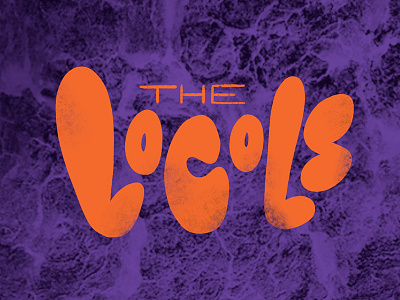 The Locols cartoon logo cartoon show handwritten logo tv show typography