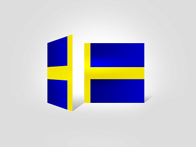 Sweflag 3d flag sweden