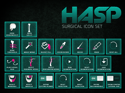 Surgical Icons 3d interface iconset surgery surgical icons