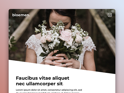 DailyUI 003 003 dailyui dailyui 003 design landing page ui ux web web design wedding