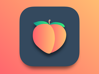 DailyUI 005 app app icon app icon design dailyui design gradient icon logo peach ui ux web