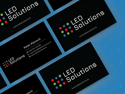 Led Solutions Branding branding codeit designit illustrator logodesign logodesigner visitcard