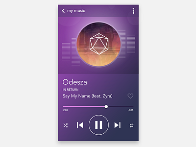 Music Player design gmd icons mobile music player ui