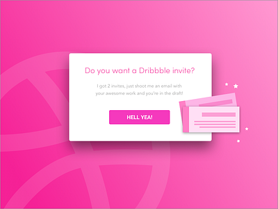 Dribbble invites button dribbble dribbble invite flatdesign invitation materialdesign tickets ui