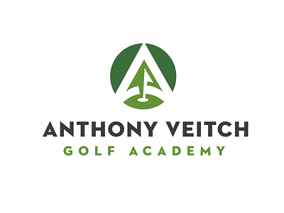 Golf Academy Logo branding golf logo
