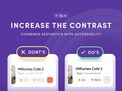 Learn how to create accessible and aesthetic interface #4 accessibility carousel design interface post product social media typography ui ux web webdesign website