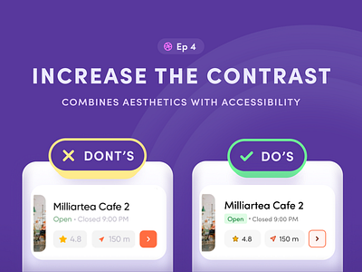 Learn how to create accessible and aesthetic interface #4 accessibility carousel design interface post product social media typography ui ux web webdesign website