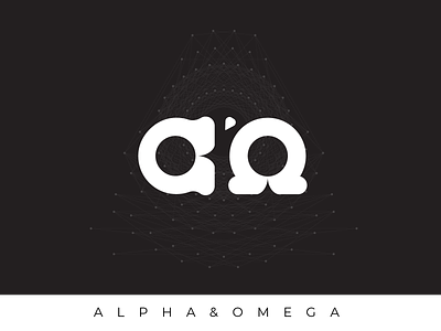 Alpha Omega app branding design gold illustration logo logo blue white logo branding package design logo design vector