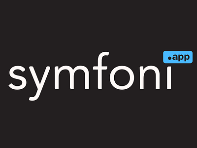 symfoni app app design gold icon logo logo branding package design logo design typography ui ux