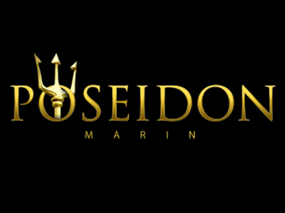 Poseidon logo logo gold poseidon trident