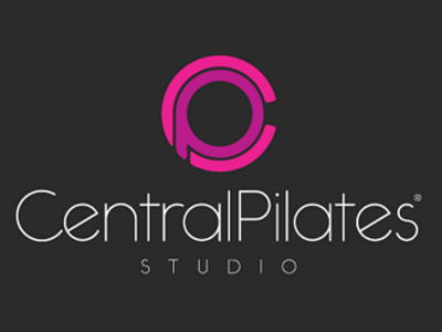 Central pilates logo purple logo central pilates