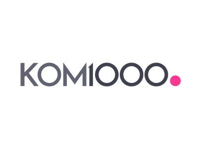 kom1000 logo design illustration logo