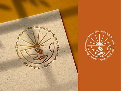 Coffee branding - Sunburst Coffee - ☕️ barista bean branding coffee coffeeshop concept drink expresso logo minimal