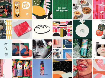 Surplus-Food-Inspired Moodboard brand identity branding colour scheme food app food waste graphic design illustration moodboard surplus food