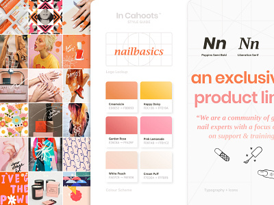 Nailbasics Moodboard aesthetician brand guide branding collage colour scheme digital design iconography manicure moodboard nail art nail design nail salon pedicure poppins print design styleguide tasty typography