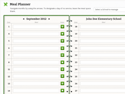 Healthy Kids Meal Planner