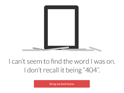 Liberio 404 Page 404 ebooks flat illustration liberio simple web website