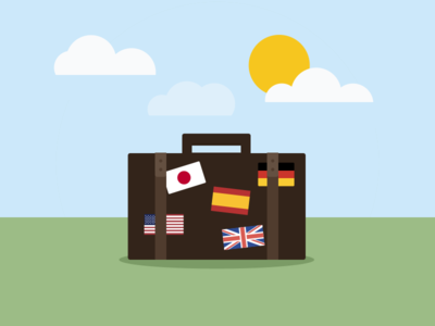 International Illustration blog countries flat illustration liberio simple spring translation