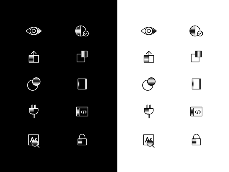 Stark Iconography glyphs iconography icons illustrator stark