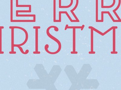 Christmas Card 2012 card christmas holiday print print design red type typography winter