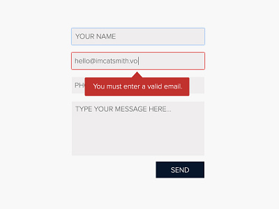 Simple Contact Form contact contact page form site ui website