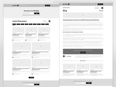 UX design and wireframes