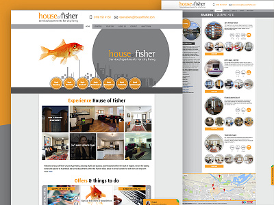 House of Fisher design branding colour theory ui design user experience ux design web design
