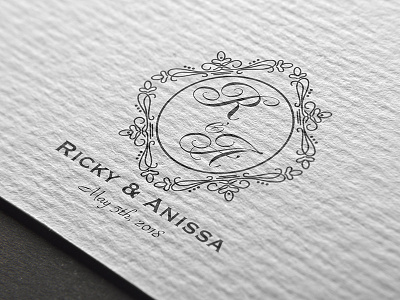 Wedding logo mockup branding illustrative design logo design monogram typography wedding logo