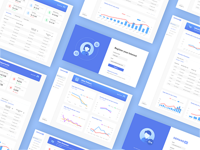 Dashboard Concept for Demand planning and AI forecast