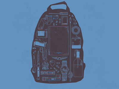 The Last of Us: Part II - Backpack backpack design illustration poster the last of us video game