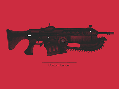 Custom Lancer -Gears Of War 4 chainsaw gears of war gun lancer weapon xbox