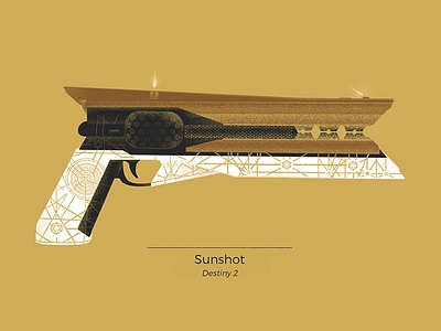 Sunshot destiny 2 exotic gaming pistol sunshot weapon