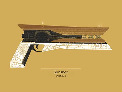 Sunshot destiny 2 exotic gaming pistol sunshot weapon