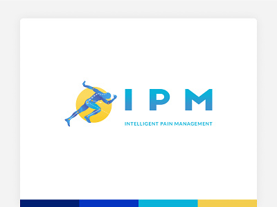 IPM branding doctor logo doctors flat healthcare logo logo logo design pain management vector