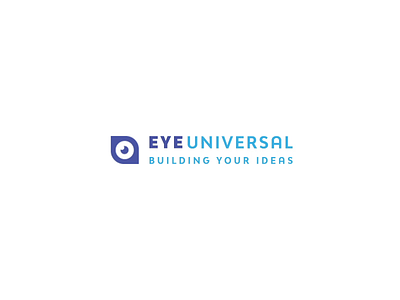 Eyeuniversal Logo animated logo identity interactive logo logo logo animation logo hover minimal
