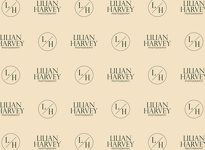 Lilian Harvey Photography brand branding identity illustration logo logomark logotype minimal monogram photographer photography typography