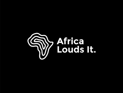 Africa Louds It africa africa logo brand branding icon identity illustration logo logomark minimal monogram