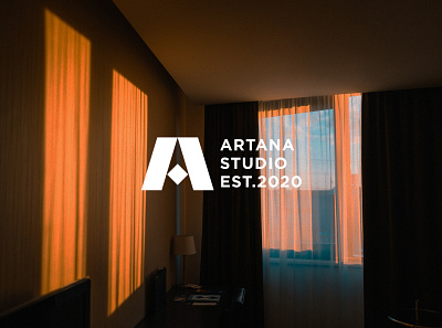 Astana Studio a logo architecture brand branding design identity logo logomark logotype minimal monogram typography