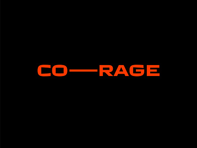 CO-RAGE brand branding clothing brand identity logo logomark logotype minimal streetwear typography